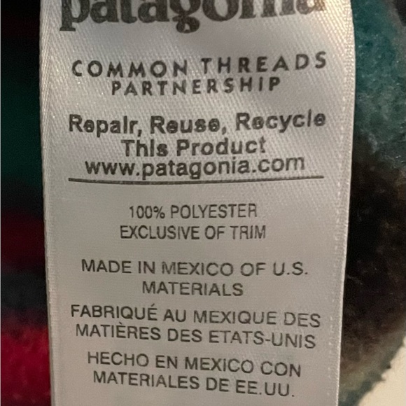 Patagonia Synchilla Fleece pullover Size Small southwest design jacket - Picture 3 of 3